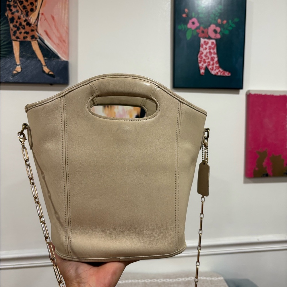 RARE vintage mini shopper bucket bag